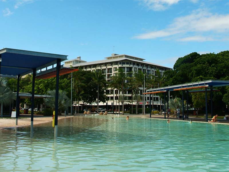 Die Lagune in Cairns, Queensland